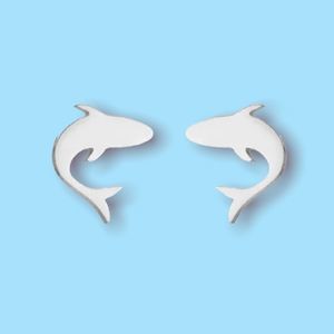 Dolphin Silver Earrings